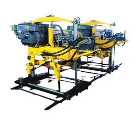 YD-22型液壓搗固機,雙導柱框架結構，單缸升降方式